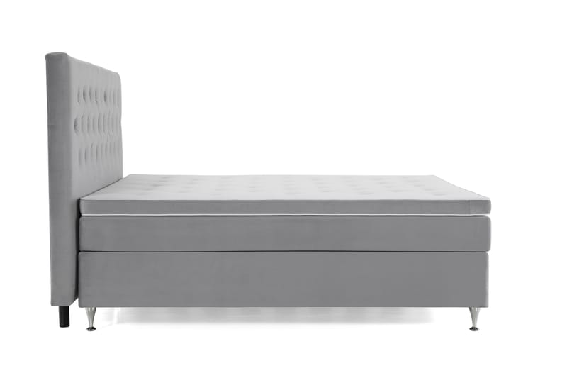 Royal Velvet Kontinentalseng 180x210 cm - lysegrå - Møbler - Senge - Kontinentalsenge