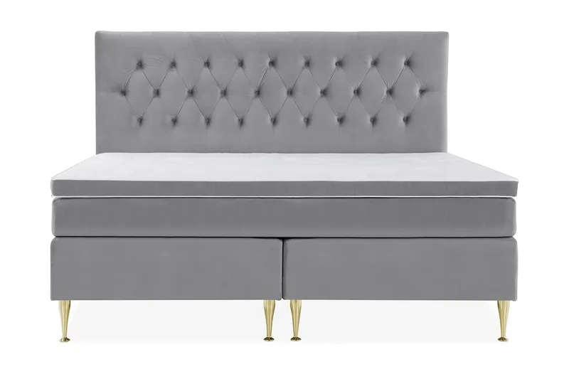 Royal Velvet Kontinentalseng 180x210 cm, lysegrå