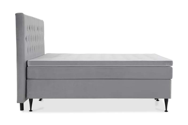 Royal Velvet Kontinentalseng 180x210 cm - lysegrå - Møbler - Senge - Komplet sengepakke
