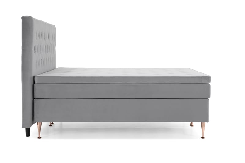 Royal Velvet Kontinentalseng 180x210 cm - lysegrå - Møbler - Senge - Kontinentalsenge
