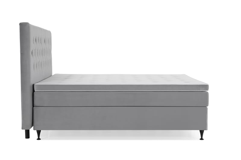 Royal Velvet Kontinentalseng 180x210 cm - lysegrå - Møbler - Senge - Komplet sengepakke