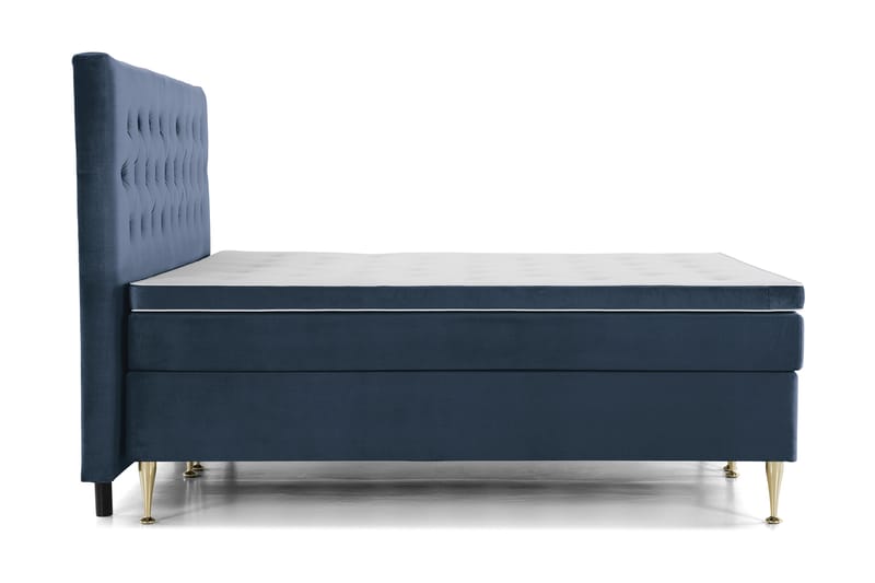 Royal Velvet Kontinentalseng 180x210 cm - mørkeblå - Møbler - Senge - Kontinentalsenge