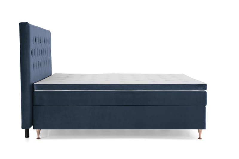 Royal Velvet Kontinentalseng 180x210 cm - mørkeblå - Møbler - Senge - Kontinentalsenge
