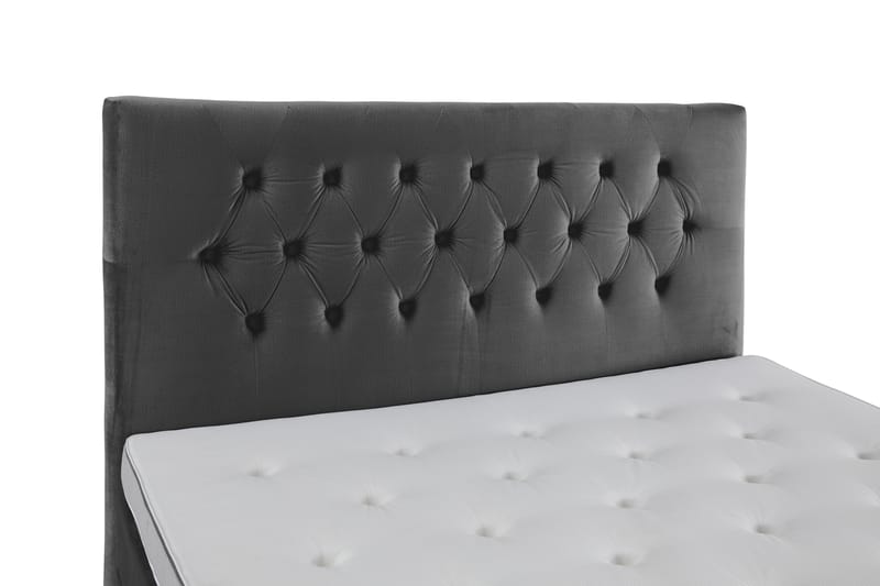 Royal Velvet Kontinentalseng 180x210 cm - mørkegrå - Møbler - Senge - Kontinentalsenge