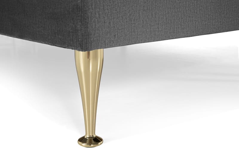 Royal Velvet Kontinentalseng 180x210 cm - mørkegrå - Møbler - Senge - Kontinentalsenge