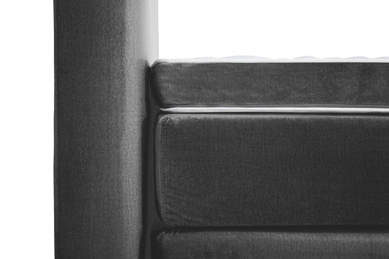 Royal Velvet Kontinentalseng 180x210 cm - mørkegrå - Møbler - Senge - Kontinentalsenge