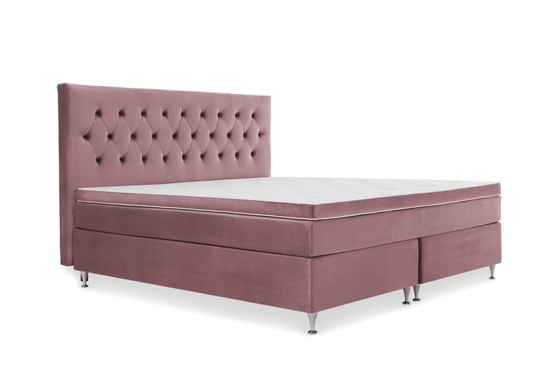 Royal Velvet Kontinentalseng 180x210 cm - Rosa - Møbler - Senge - Kontinentalsenge