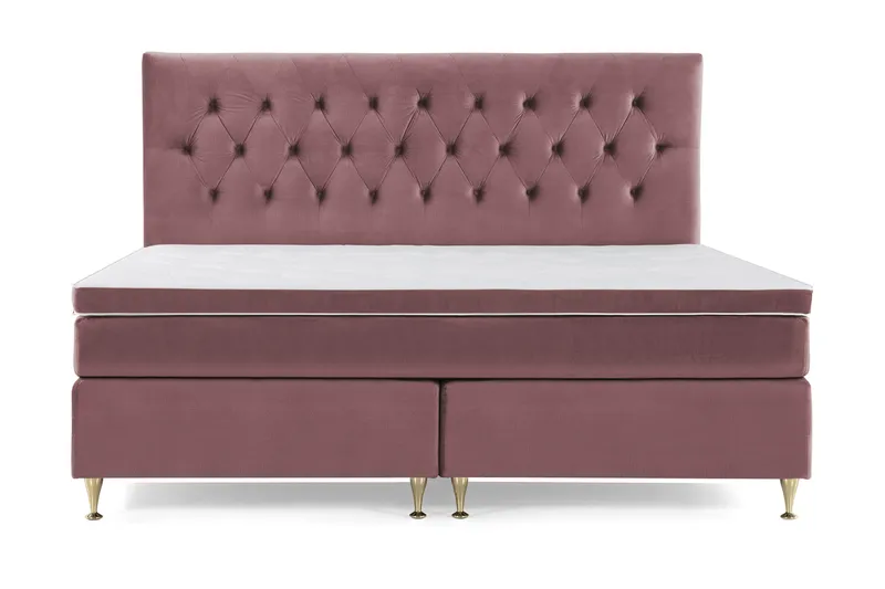 Royal Velvet Kontinentalseng 180x210 cm - Rosa - Møbler - Senge - Kontinentalsenge