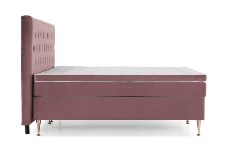 Royal Velvet Kontinentalseng 180x210 cm - Rosa - Møbler - Senge - Komplet sengepakke