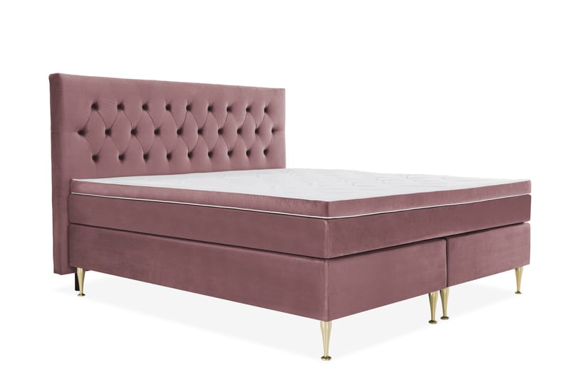 Royal Velvet Kontinentalseng 180x210 cm - Rosa - Møbler - Senge - Kontinentalsenge