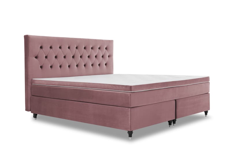 Royal Velvet Kontinentalseng 180x210 cm - Rosa - Møbler - Senge - Kontinentalsenge