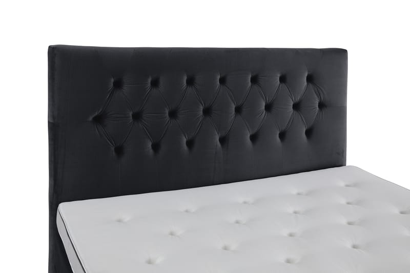 Royal Velvet Kontinentalseng 180x210 cm - sort - Møbler - Senge - Kontinentalsenge