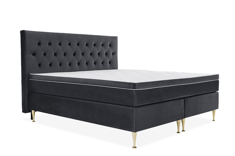 Royal Velvet Kontinentalseng 180x210 cm - sort - Møbler - Senge - Kontinentalsenge