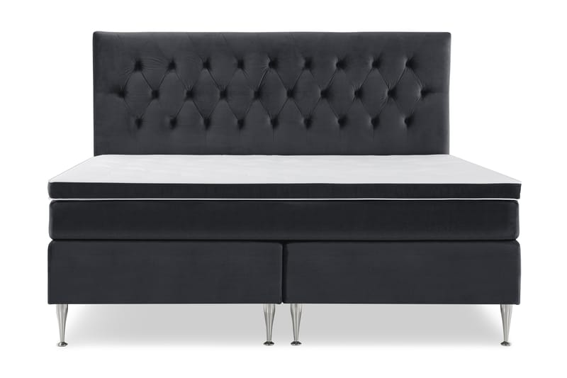 Royal Velvet Kontinentalseng 180x210 cm - sort - Møbler - Senge - Kontinentalsenge