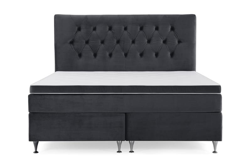 Royal Velvet Kontinentalseng 180x210 cm - sort - Møbler - Senge - Kontinentalsenge