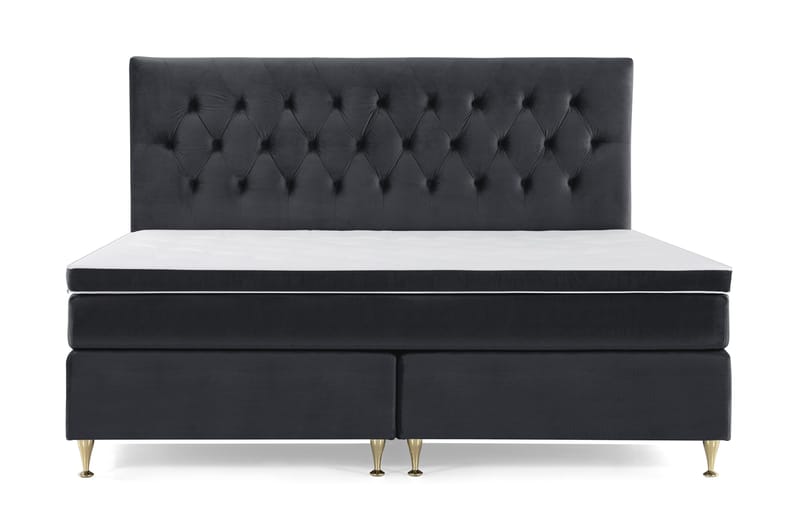 Royal Velvet Kontinentalseng 180x210 cm - sort - Møbler - Senge - Kontinentalsenge