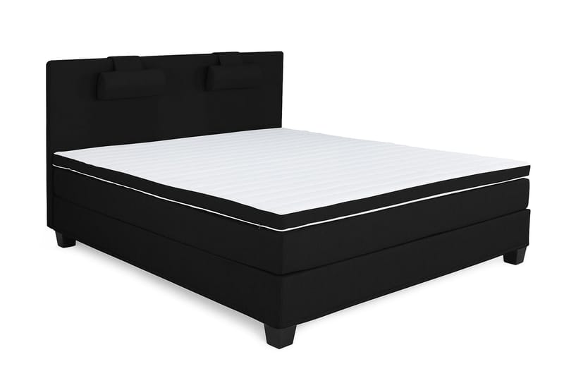 Samantha Kontinentalseng 160x200 - sort - Møbler - Senge - Komplet sengepakke