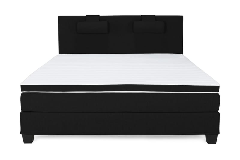 Samantha Kontinentalseng 160x200 - sort - Møbler - Senge - Komplet sengepakke