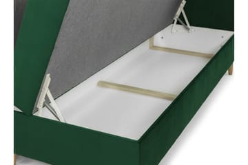 Sandham Kontinentalseng 120x200 cm - Gul - Møbler - Senge - Kontinentalsenge