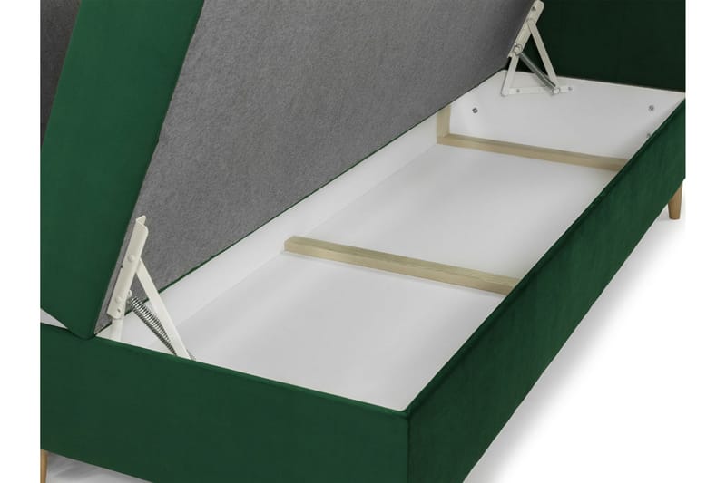 Sandham Kontinentalseng 120x200 cm - Gul - Møbler - Senge - Kontinentalsenge