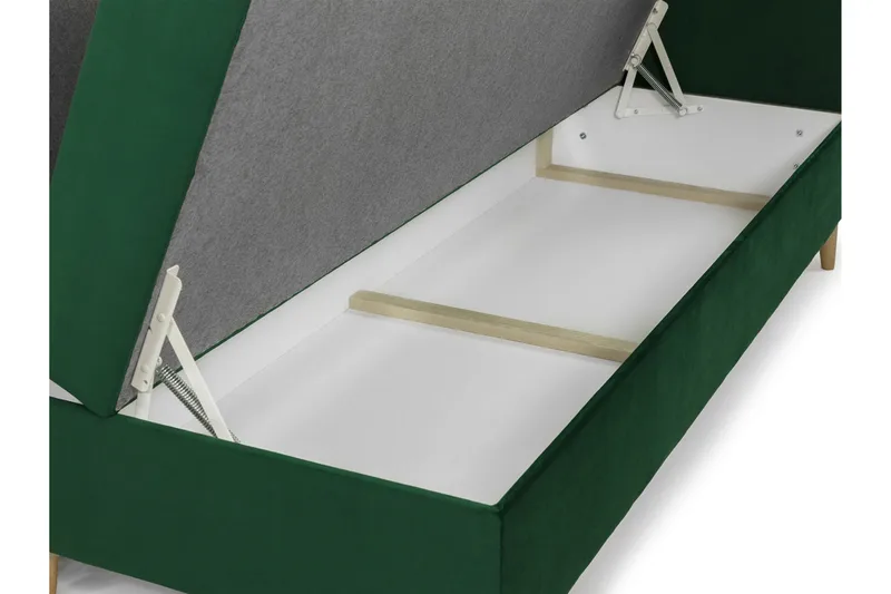 Sandham Kontinentalseng 200x200 cm - Gul - Møbler - Senge - Kontinentalsenge