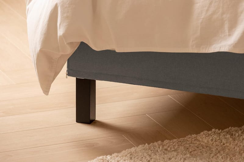 Scarlett Komplet Sengepakke 120x200 cm med Skummadras - Grå - Møbler - Senge - Kontinentalsenge