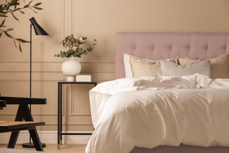 Scarlett Komplet Sengepakke Skummadras 120x200 cm - Rosa - Møbler - Senge - Komplet sengepakke