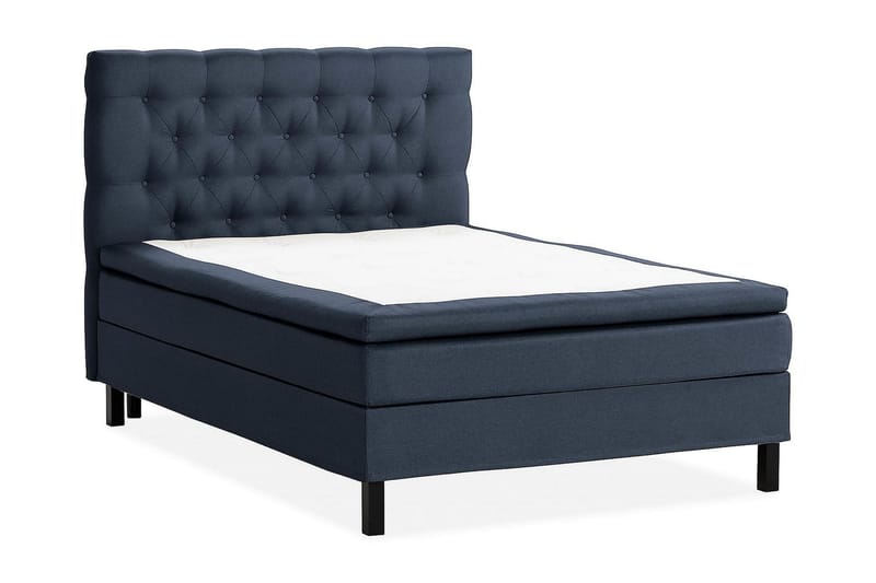 Scarlett Kontinentalseng 120x200 Latexmadras - Blå - Møbler - Senge - Komplet sengepakke