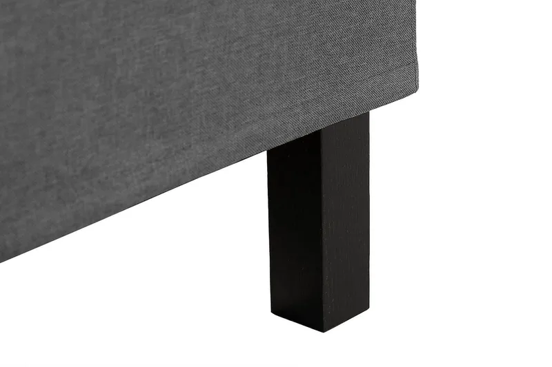 Scarlett Kontinentalseng 120x200 Skummadras - Mørkgrå - Møbler - Senge - Kontinentalsenge