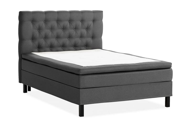 Scarlett Kontinentalseng 120x200 Skummadras - Mørkgrå - Møbler - Senge - Kontinentalsenge