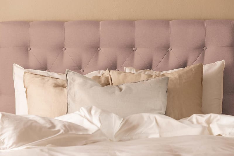 Scarlett Kontinentalseng 140x200 Memorymadras - Lyserød - Møbler - Senge - Kontinentalsenge