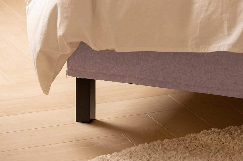 Scarlett Kontinentalseng 140x200 Memorymadras - Lyserød - Møbler - Senge - Kontinentalsenge