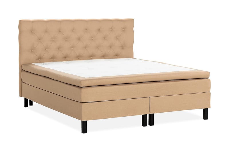 Scarlett Kontinentalseng 150x200 Latexmadras - Beige - Møbler - Senge - Komplet sengepakke