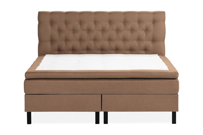 Scarlett Kontinentalseng 150x200 Latexmadras - Brun - Møbler - Senge - Komplet sengepakke