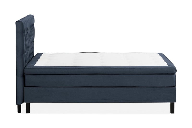 Scarlett Kontinentalseng 150x200 Memorymadras - Blå - Komplet sengepakke - Kontinentalsenge