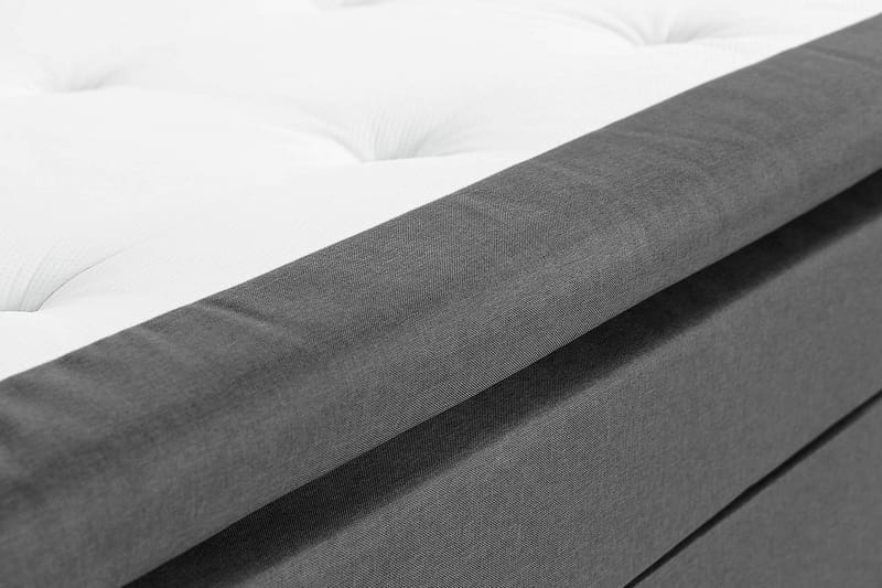 Scarlett Kontinentalseng 150x200 Memorymadras - Mørkgrå - Komplet sengepakke - Kontinentalsenge