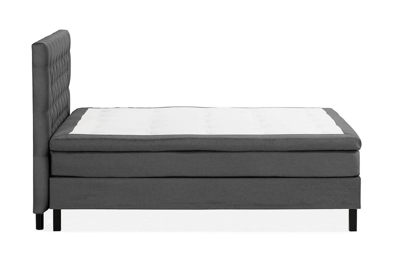 Scarlett Kontinentalseng 150x200 Skummadras - Mørkgrå - Komplet sengepakke - Kontinentalsenge