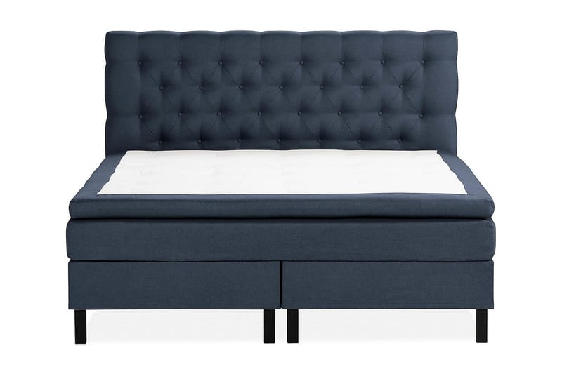 Scarlett Kontinentalseng 160x200 Latexmadras - Blå - Møbler - Senge - Komplet sengepakke