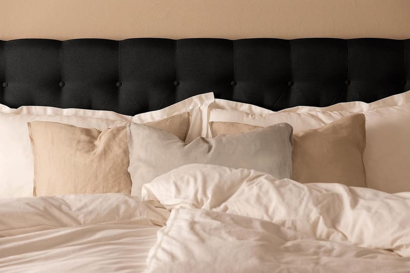 Scarlett Kontinentalseng 180x200 Latexmadras - Sort - Møbler - Senge - Kontinentalsenge