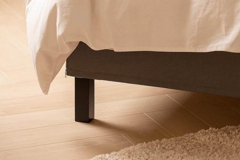 Scarlett Kontinentalseng 180x200 Skummadras - Brun - Møbler - Senge - Kontinentalsenge