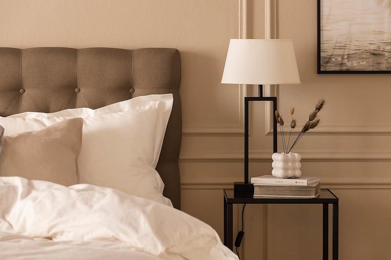 Scarlett Kontinentalseng 180x200 Skummadras - Brun - Møbler - Senge - Kontinentalsenge