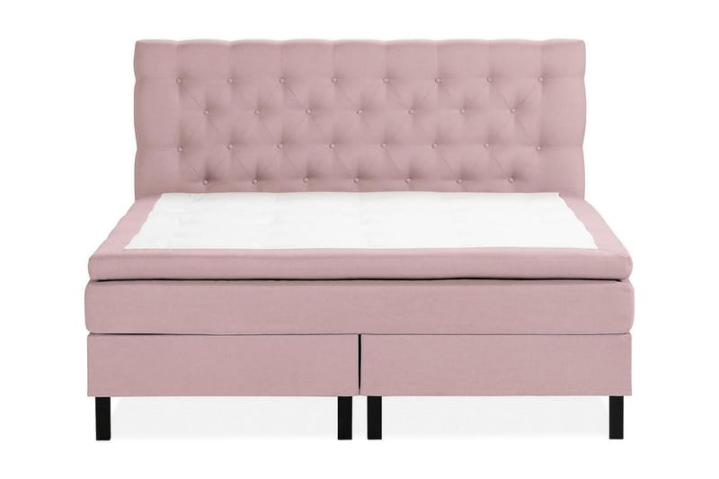 Scarlett Kontinentalseng 180x200 Skummadras - Lyserød - Møbler - Senge - Kontinentalsenge