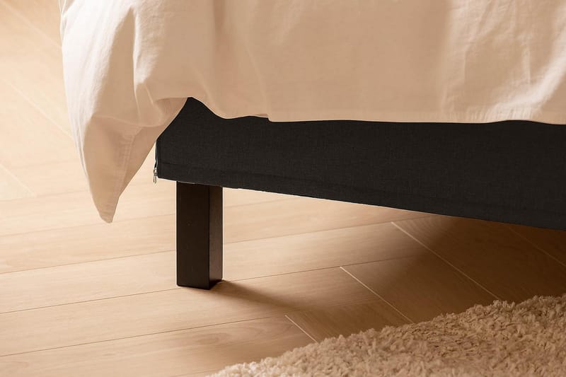 Scarlett Kontinentalseng 180x200 Skummadras - Mørkgrå - Møbler - Senge - Kontinentalsenge