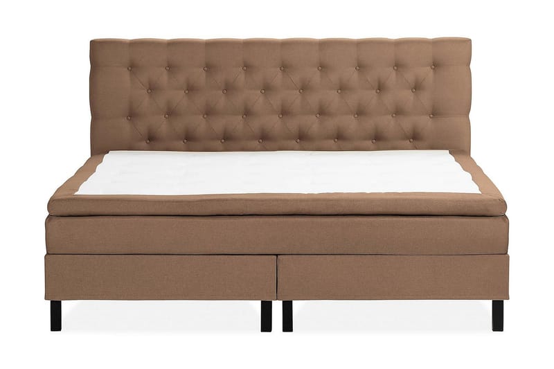 Scarlett Kontinentalseng 210x210 Latexmadras - Brun - Møbler - Senge - Komplet sengepakke