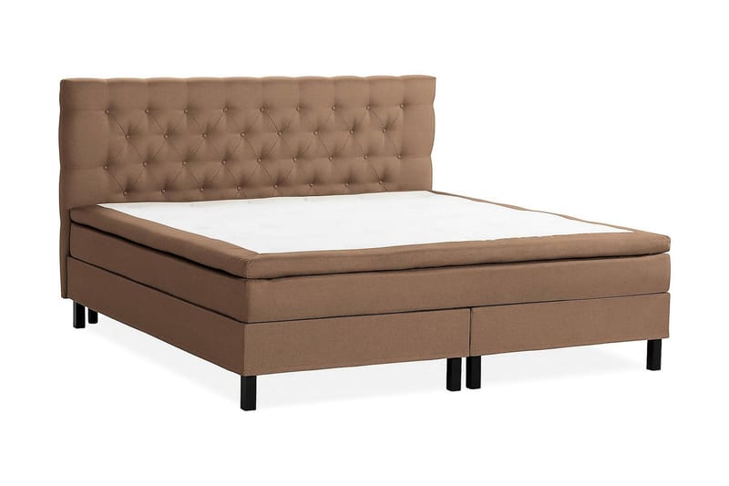 Scarlett Kontinentalseng 210x210 Latexmadras - Brun - Møbler - Senge - Komplet sengepakke