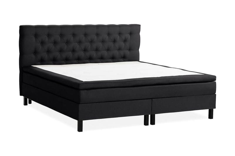 Scarlett Kontinentalseng 210x210 Latexmadras - Sort - Møbler - Senge - Komplet sengepakke