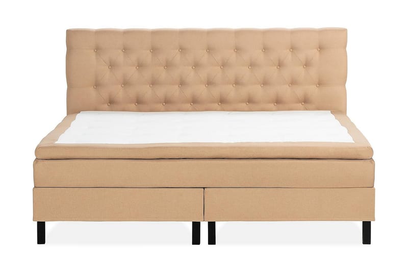 Scarlett Kontinentalseng 210x210 Memorymadras - Beige - Møbler - Senge - Kontinentalsenge