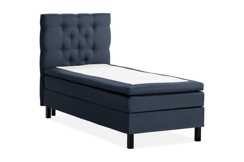 Scarlett Kontinentalseng 90x200 Latexmadras - Blå - Møbler - Senge - Komplet sengepakke