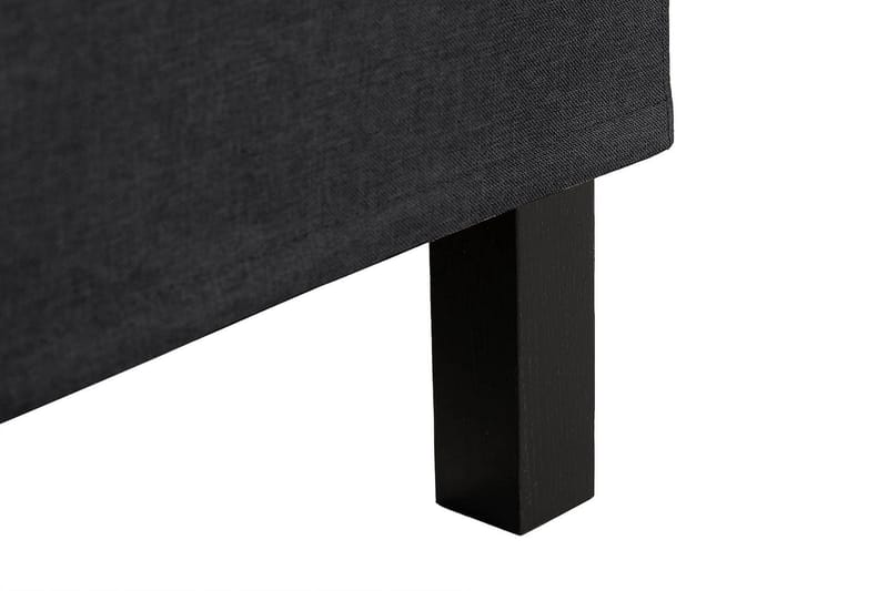 Scarlett Kontinentalseng 90x200 Latexmadras - Sort - Møbler - Senge - Kontinentalsenge