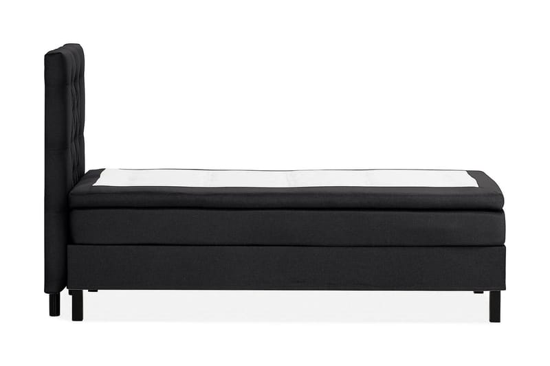 Scarlett Kontinentalseng 90x200 Memorymadras - Sort - Møbler - Senge - Kontinentalsenge